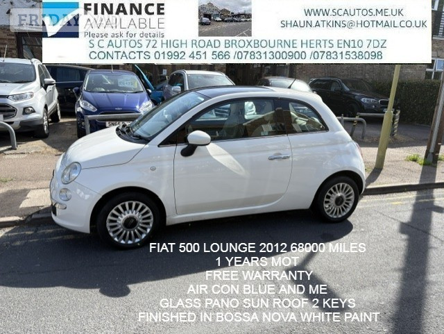 Fiat 500 2012 in Broxbourne