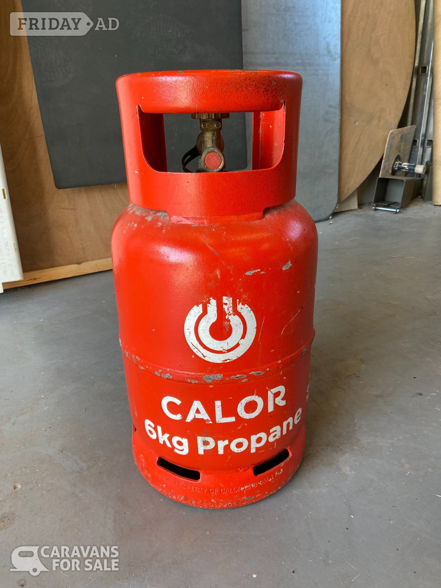 Calor 6KG Metal Propane cylinder - empty in Kingsbridge