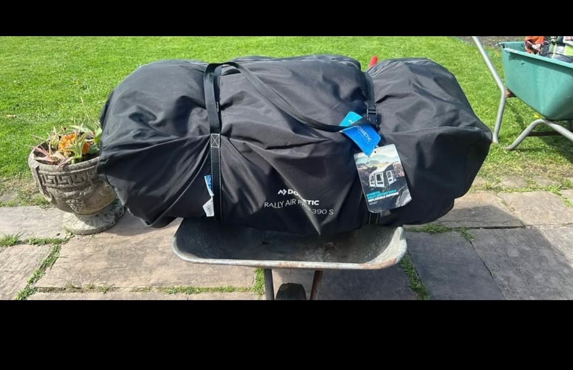 Kampa Dometic Rally Air Pro 390S Caravan Inflatable Awning