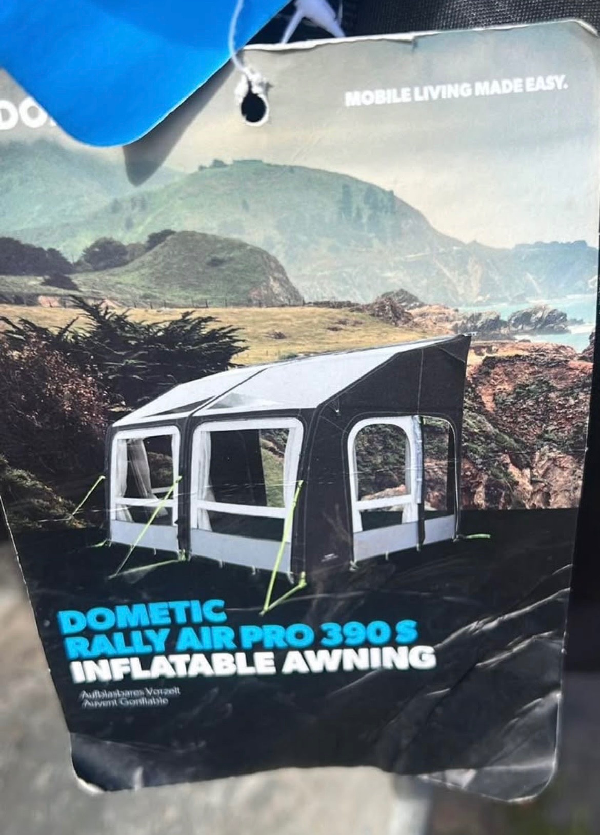 Kampa Dometic Rally Air Pro 390S Caravan Inflatable Awning -  in Ormskirk