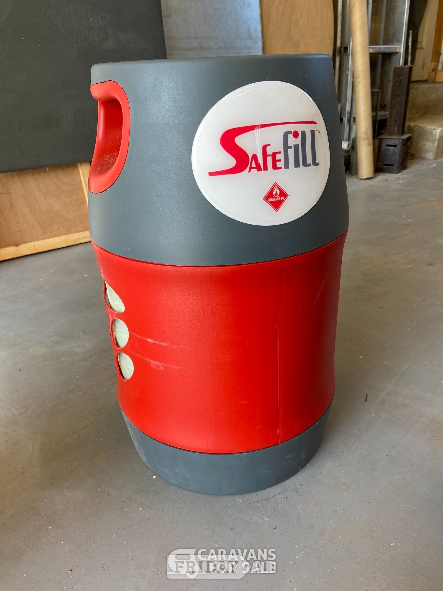 Safefill 7.5kg Refillable Gas bottle including initial fill gas in Kingsbridge