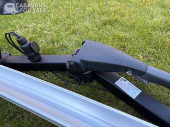 Thule bike carrier to accommodate two electric bikes, as new.