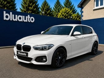 2019 BMW 1 SERIES 1.5 118i GPF M Sport Shadow Edition Hatchback 5dr Petrol Auto Euro 6 (s/s) (136 ps) SatNav. Black Leather, Park Sensors