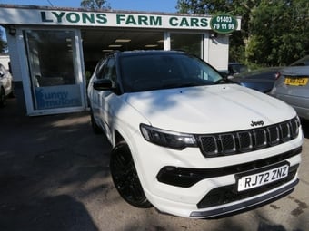 2023 JEEP COMPASS 1.5 T4 e-Hybrid MHEV S (Sport) SUV 5dr Petrol Hybrid DCT FWD Euro 6 (s/s) (130 ps) Automatic BLACK PACK + BLACK ALLOYS + LEATHER