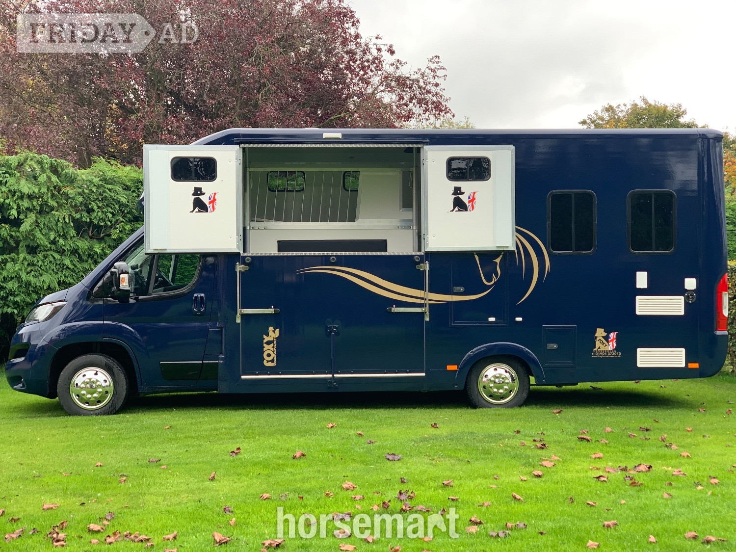 Foxy Extended Weekender Peugeot Horsebox - Trailers & Horseboxes in Tadcaster