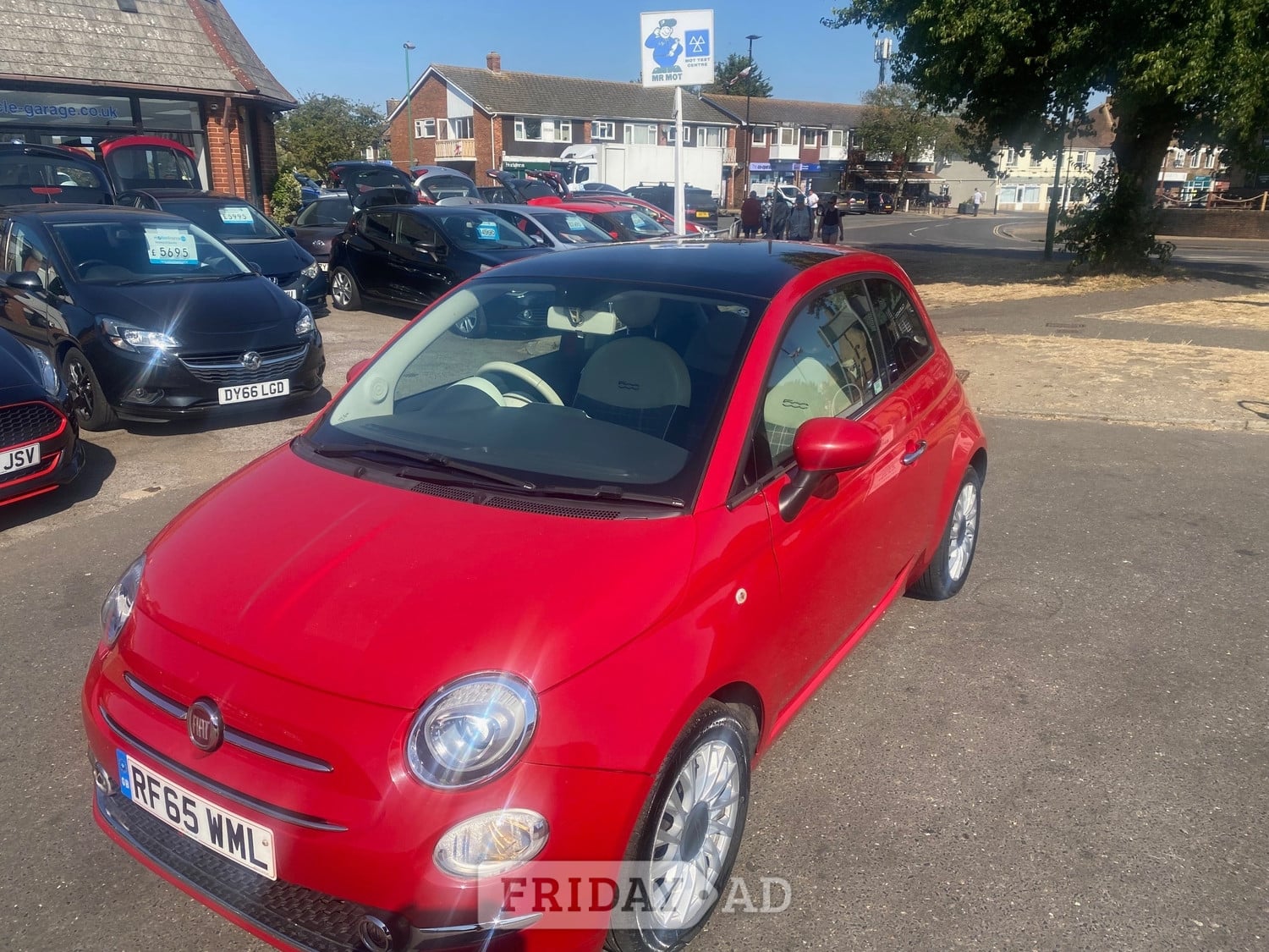 Fiat 500 Lancing