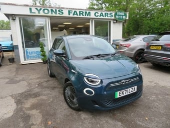 2021 FIAT 500E 42kWh Icon Hatchback 3dr Electric Automatic (118 ps) LED HEADLIGHTS + AUTO HIGH/LOW BEAM
