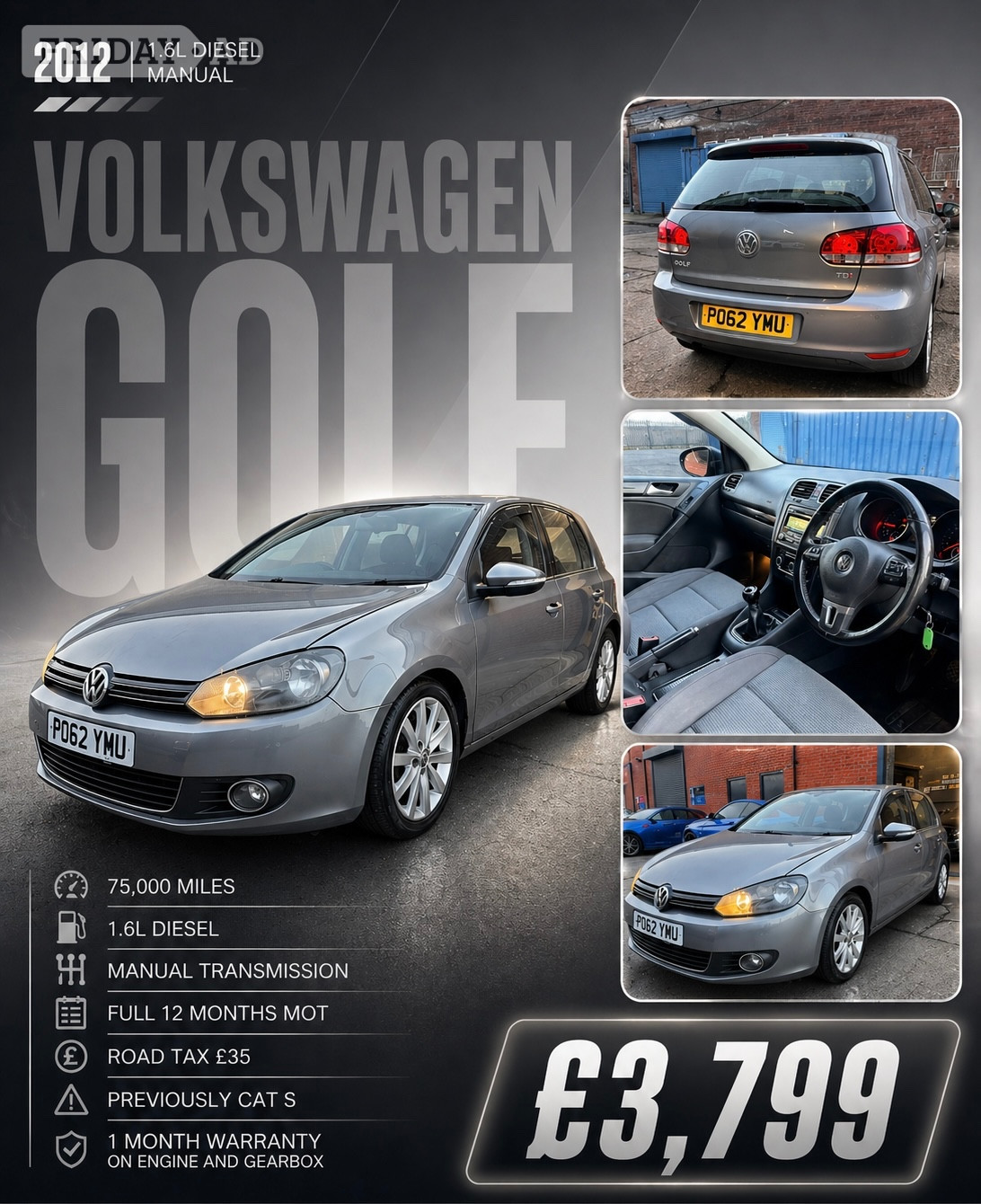 Volkswagen Golf 2012 in Middlesbrough
