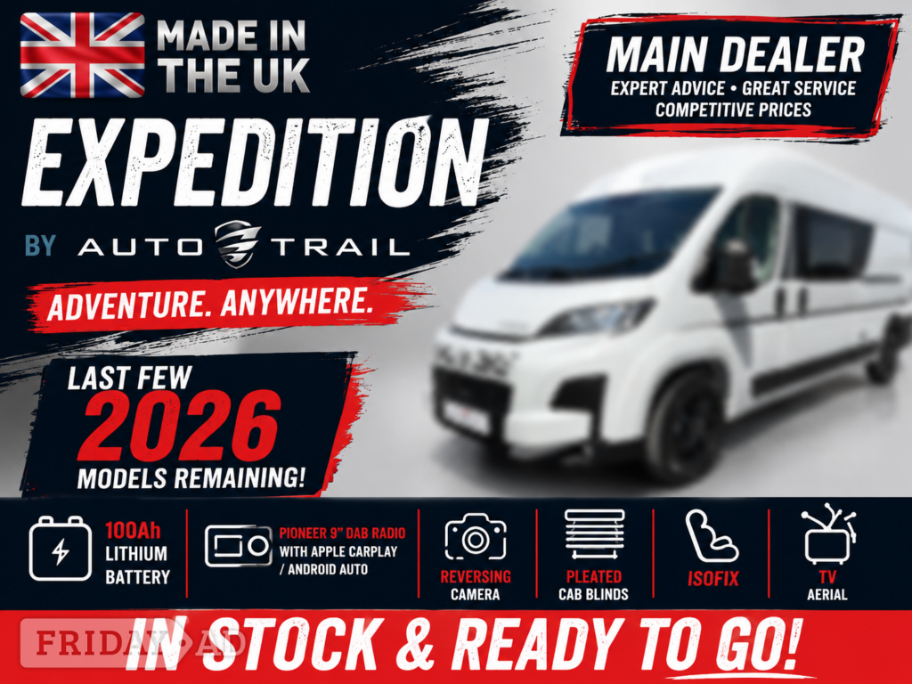Auto-Trail Expedition 67, (2026)  Campervan for sale in Llanelli