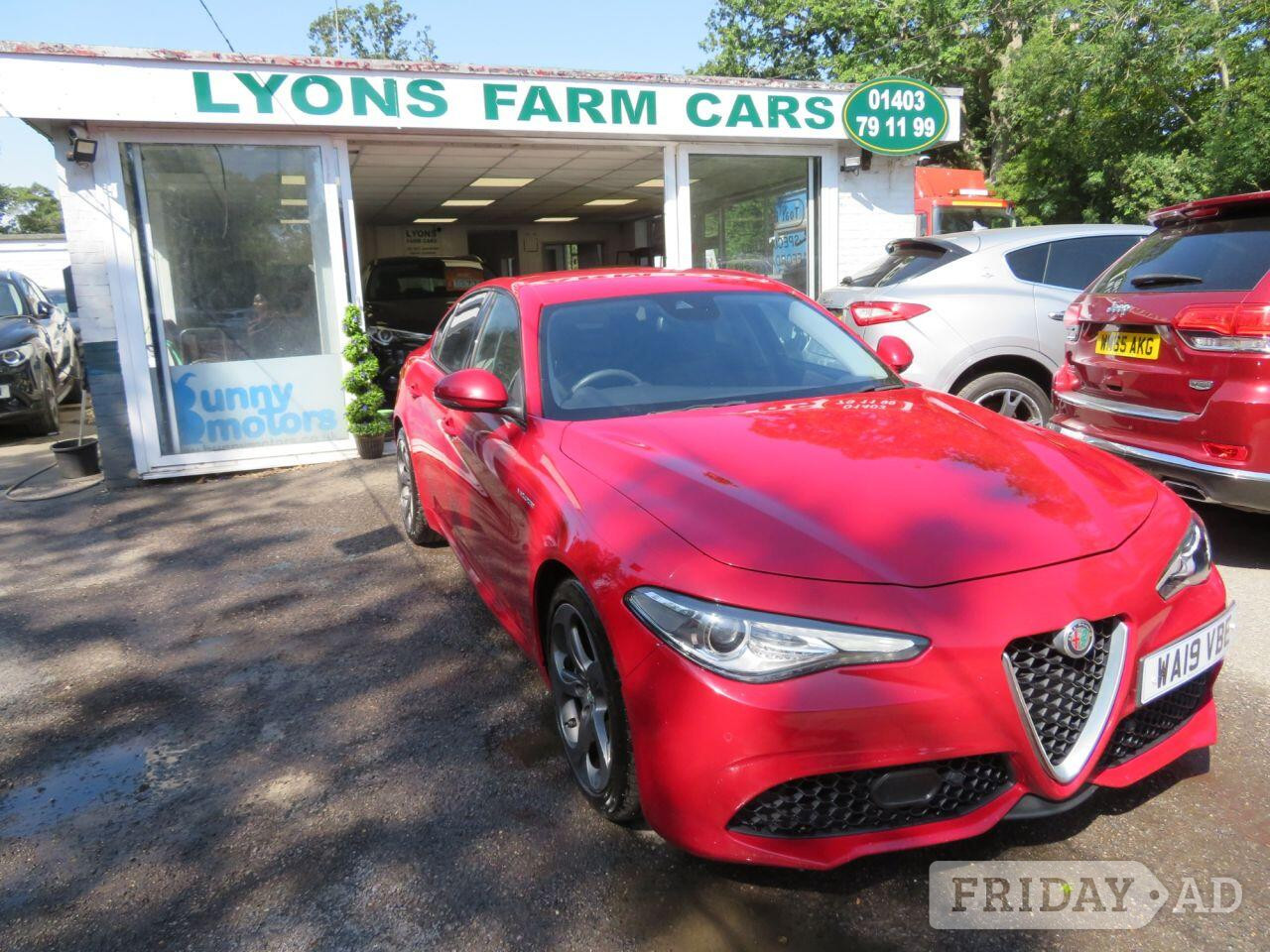2019 Alfa Romeo GIULIA 2.0T Veloce Saloon 4dr Petrol Automatic Euro 6 (s/s) (280 ps) in Horsham