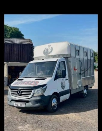 H.F.B Trailer leek  Mercedes-Benz Horsebox
