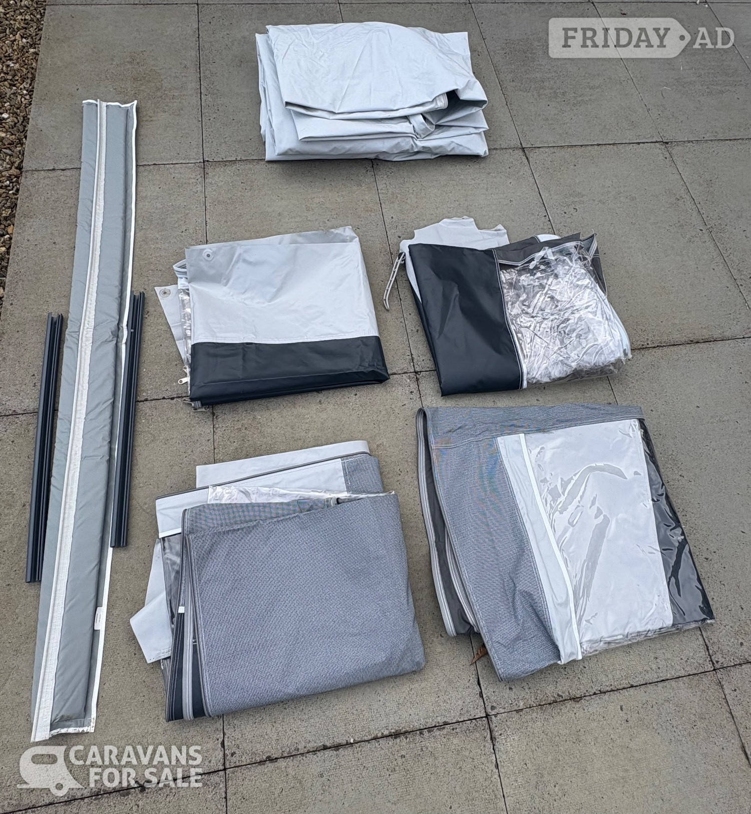 Walker Concept 240 Full Caravan Awning (Size 885/Size 10) in East Linton