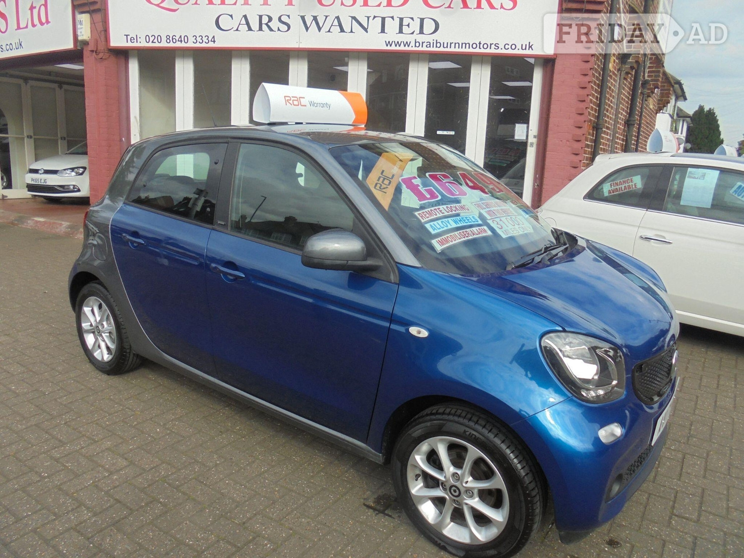 Smart ForFour 2017 in Merton