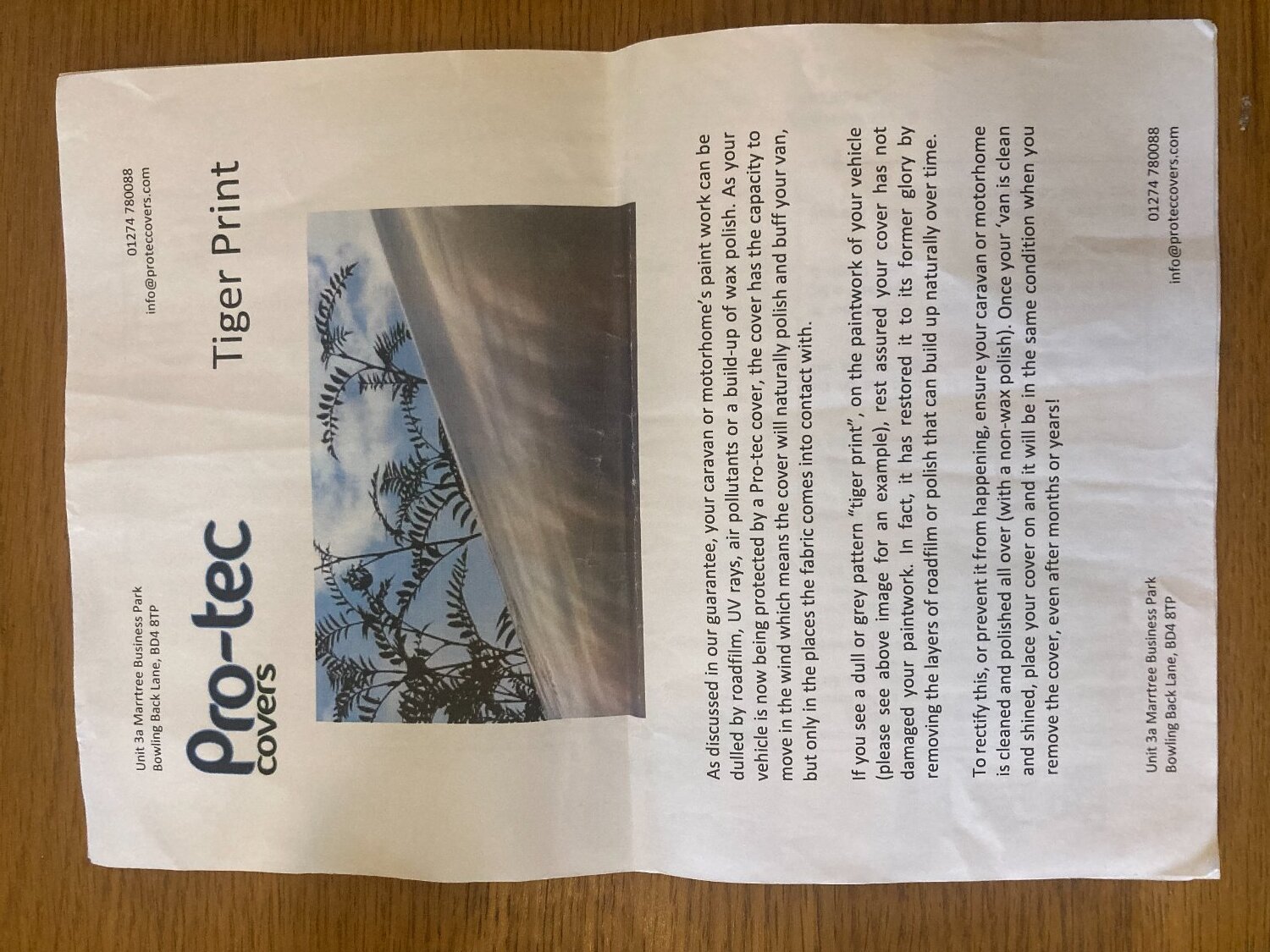 Cullompton Protec VW T6 breathable cover - unused - bargain