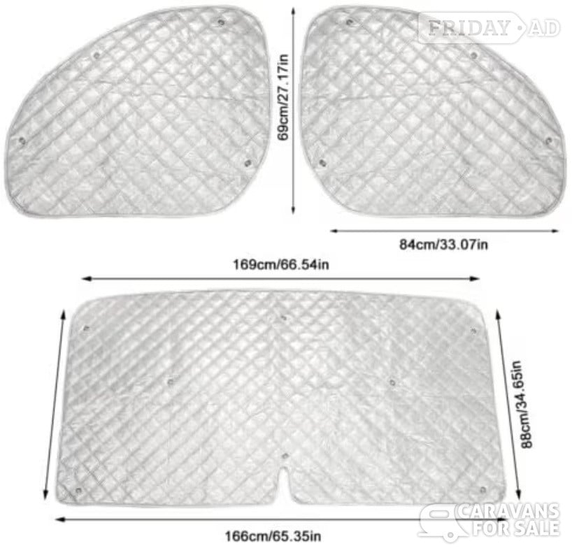 Internal cab thermal screens