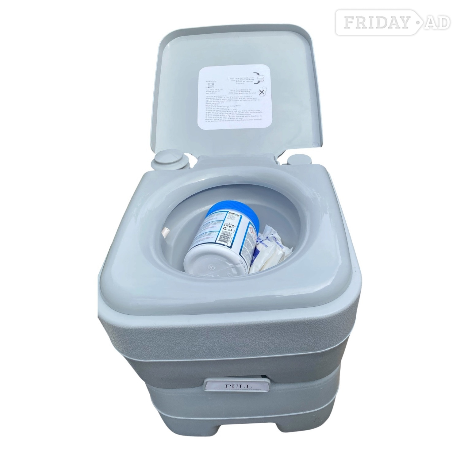 Portable caravan/camping toilet
