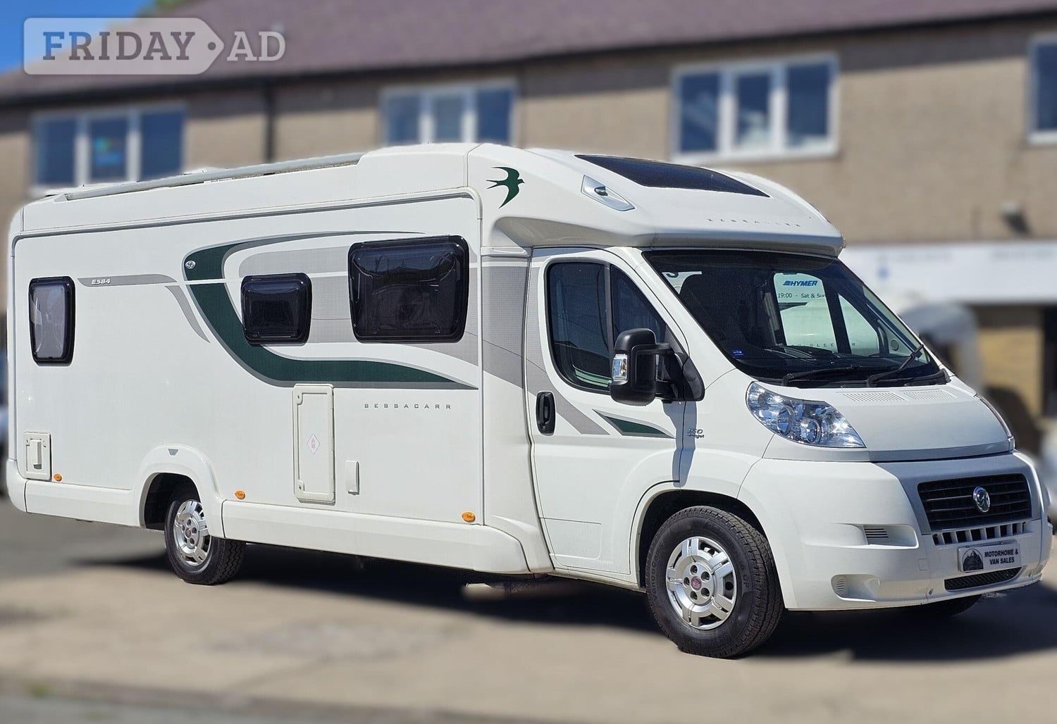 Bessacarr E584 Low Profile Coachbuilt 4 Berth Luxury Motorhome - Huge Bathroom Halifax