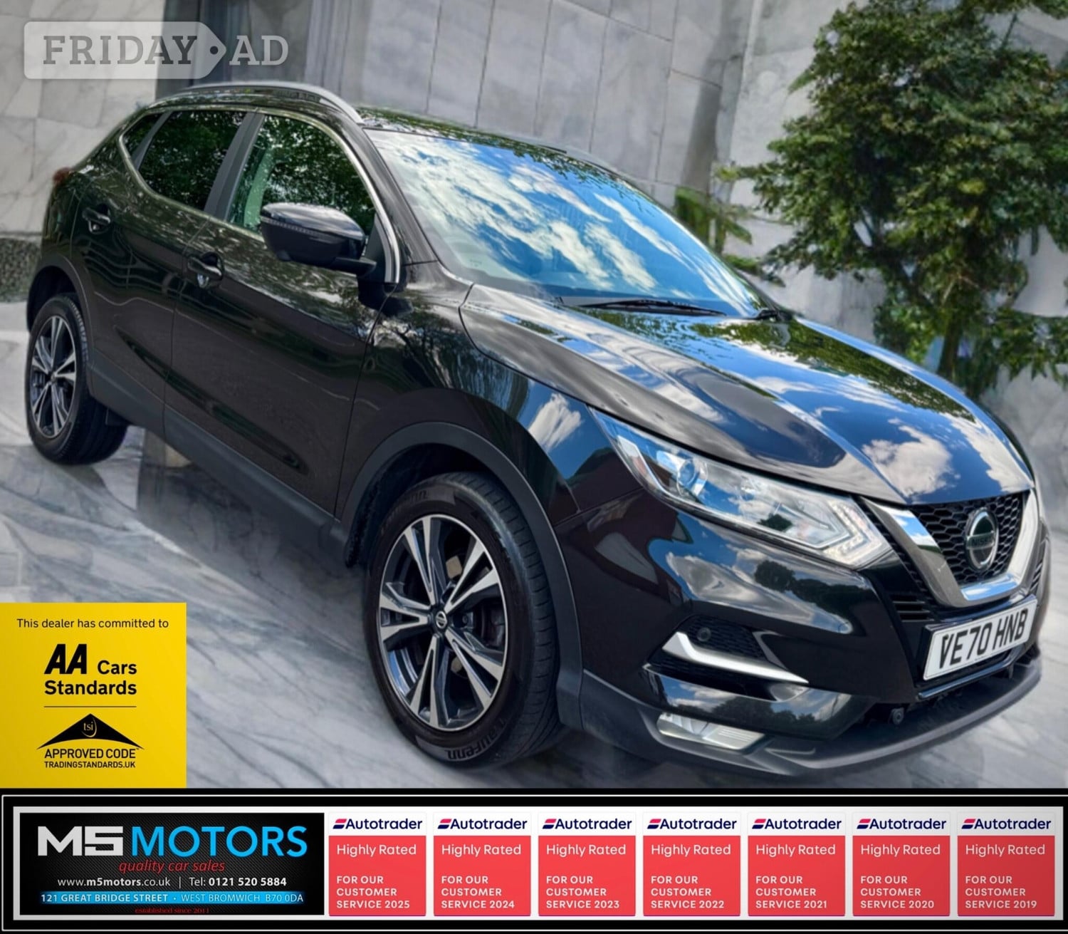 Nissan Qashqai 2020 in West Bromwich