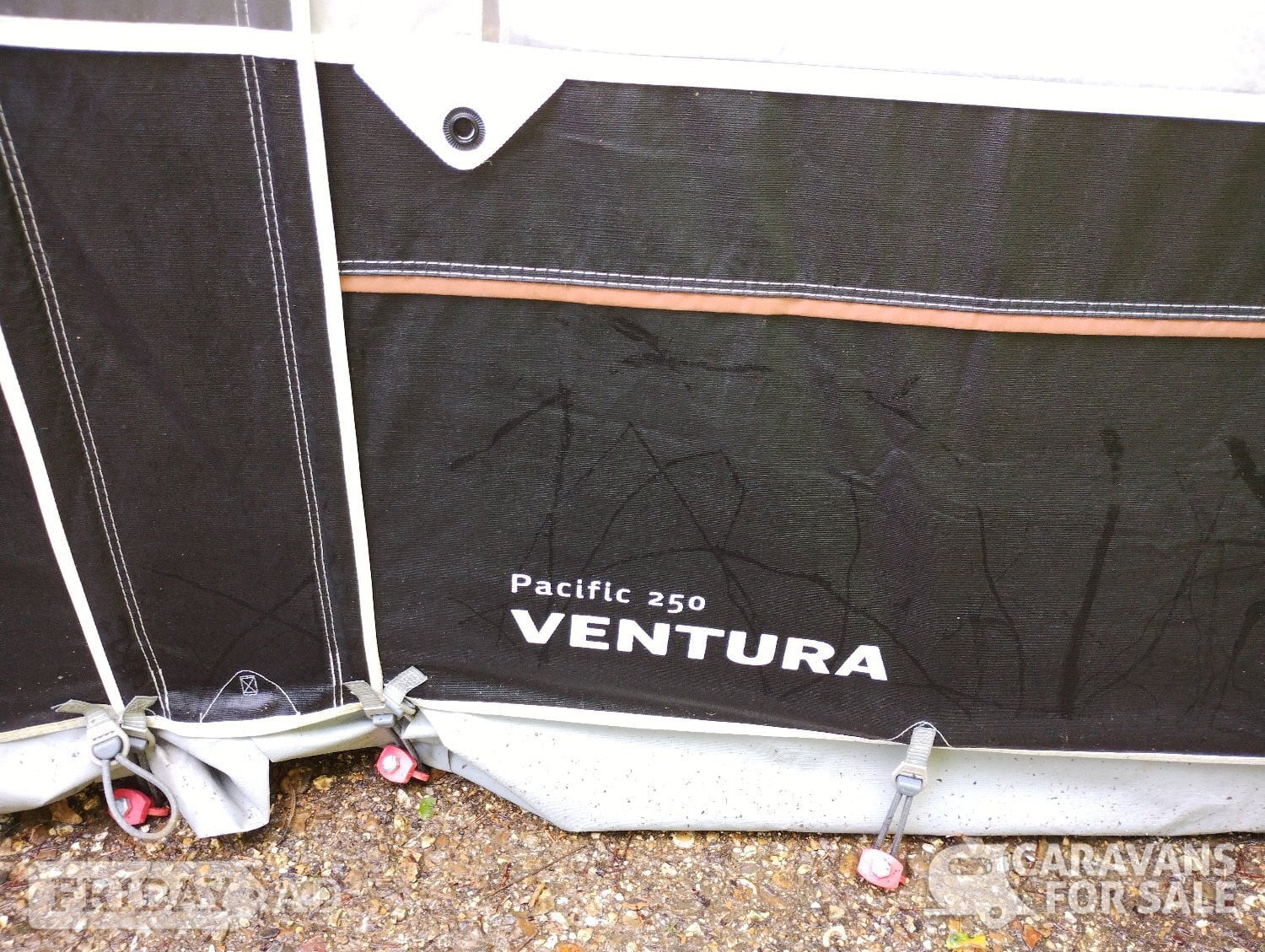 Stansted Mountfitchet Ventura Pacific Full Awning A size 1050 IXL poles and tall Annex