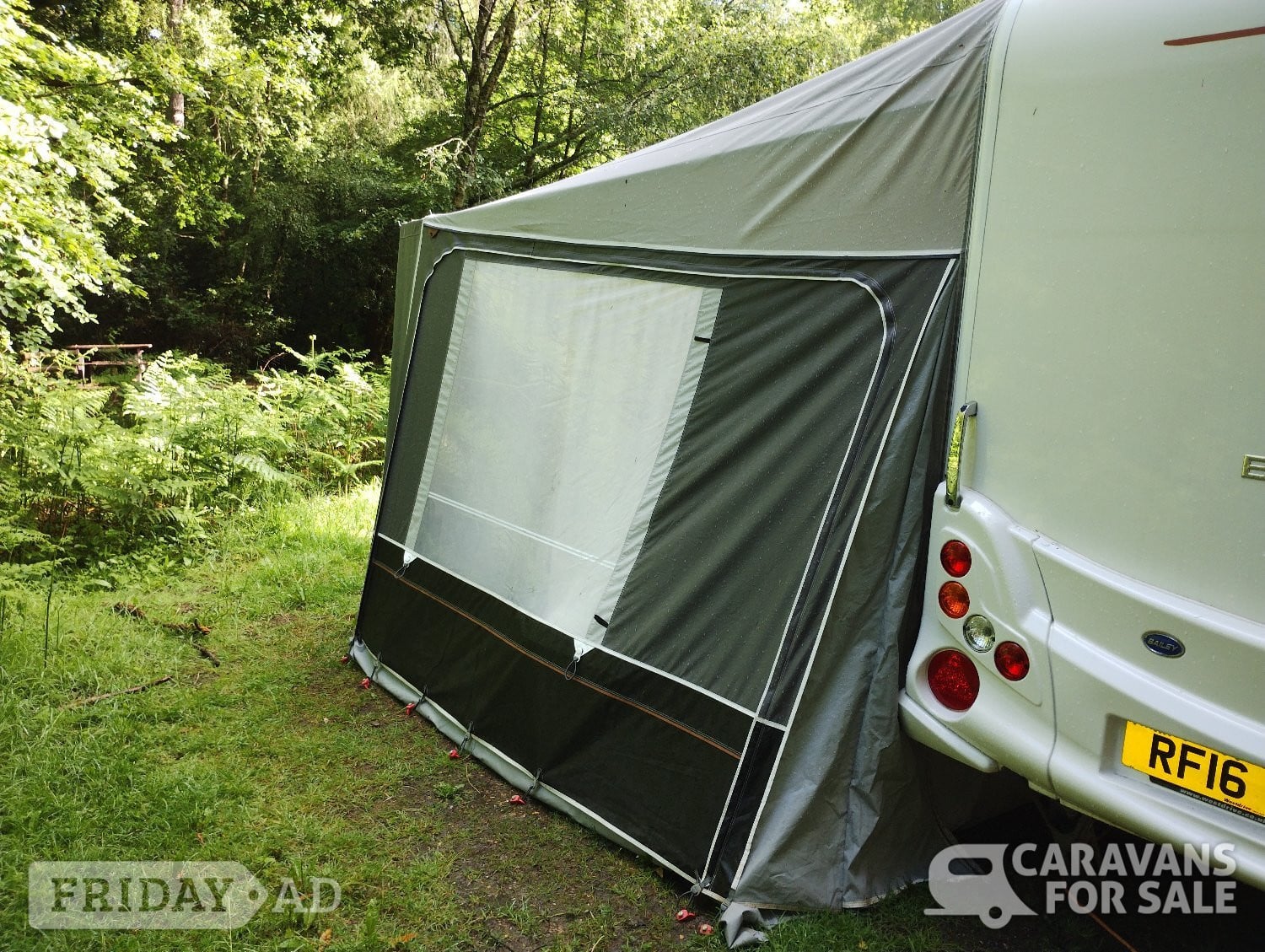 Ventura Pacific Full Awning A size 1050 IXL poles and tall Annex -  in Stansted Mountfitchet