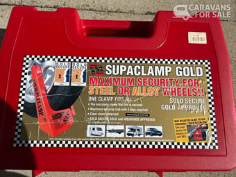SAS Supaclamp Gold wheel lock 