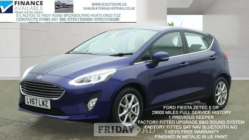 Ford Fiesta 2017 in Broxbourne