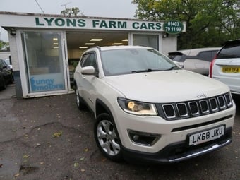 2018 Jeep COMPASS 1.4T MultiAirII Limited SUV 5dr Petrol Automatic 4 Wheel Drive Euro 6 (s/s) (170 ps) FULL LEATHER / HEATED SEATS + WHEEL
