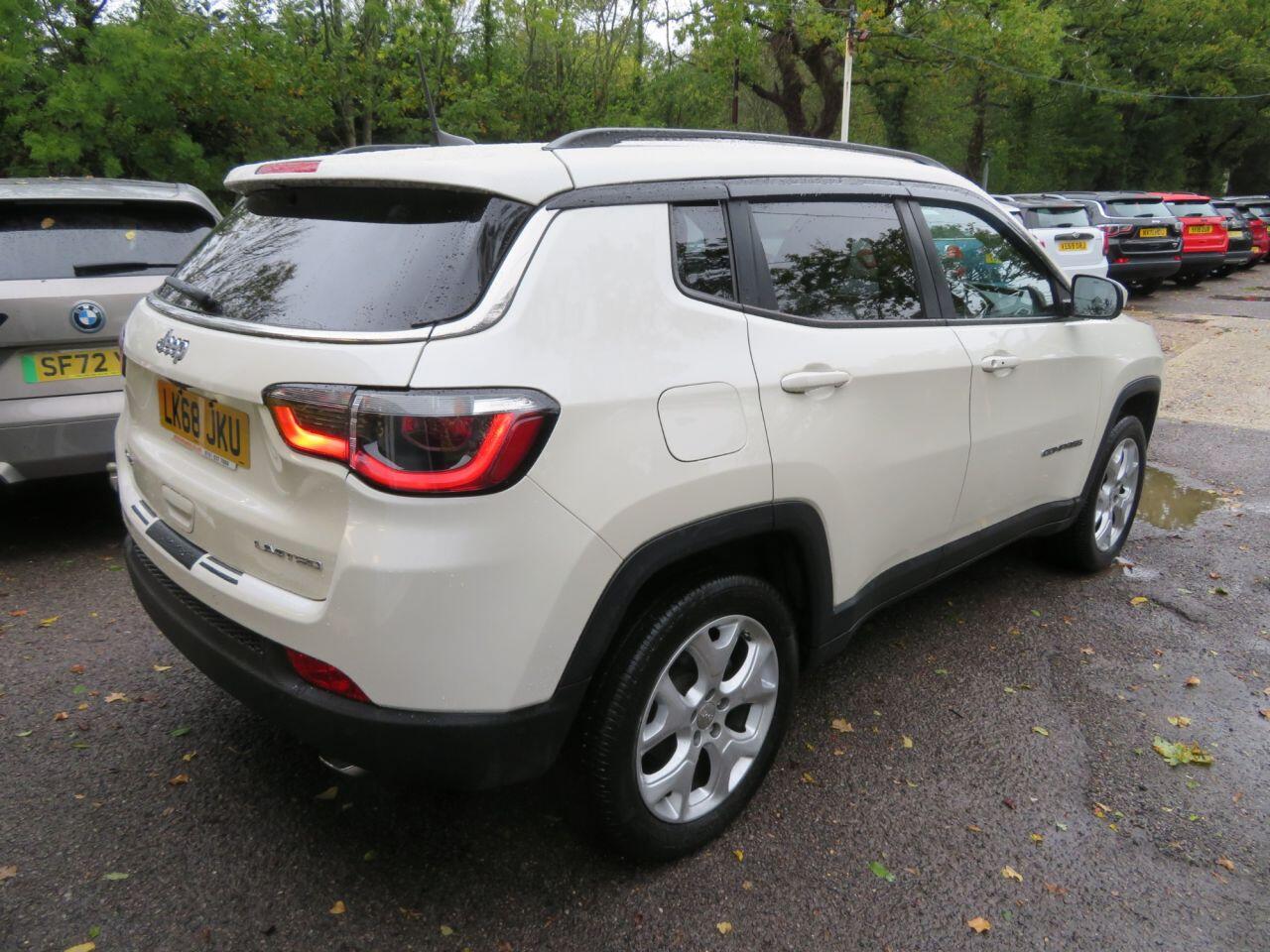 2018 Jeep COMPASS 1.4T MultiAirII Limited SUV 5dr Petrol Automatic 4 Wheel Drive Euro 6 (s/s) (170 ps) FULL LEATHER / HEATED SEATS + WHEEL - Cars in Horsham