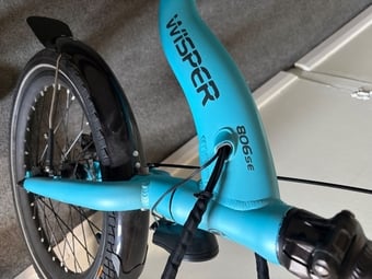 Wisper 806se folding electric bike 
