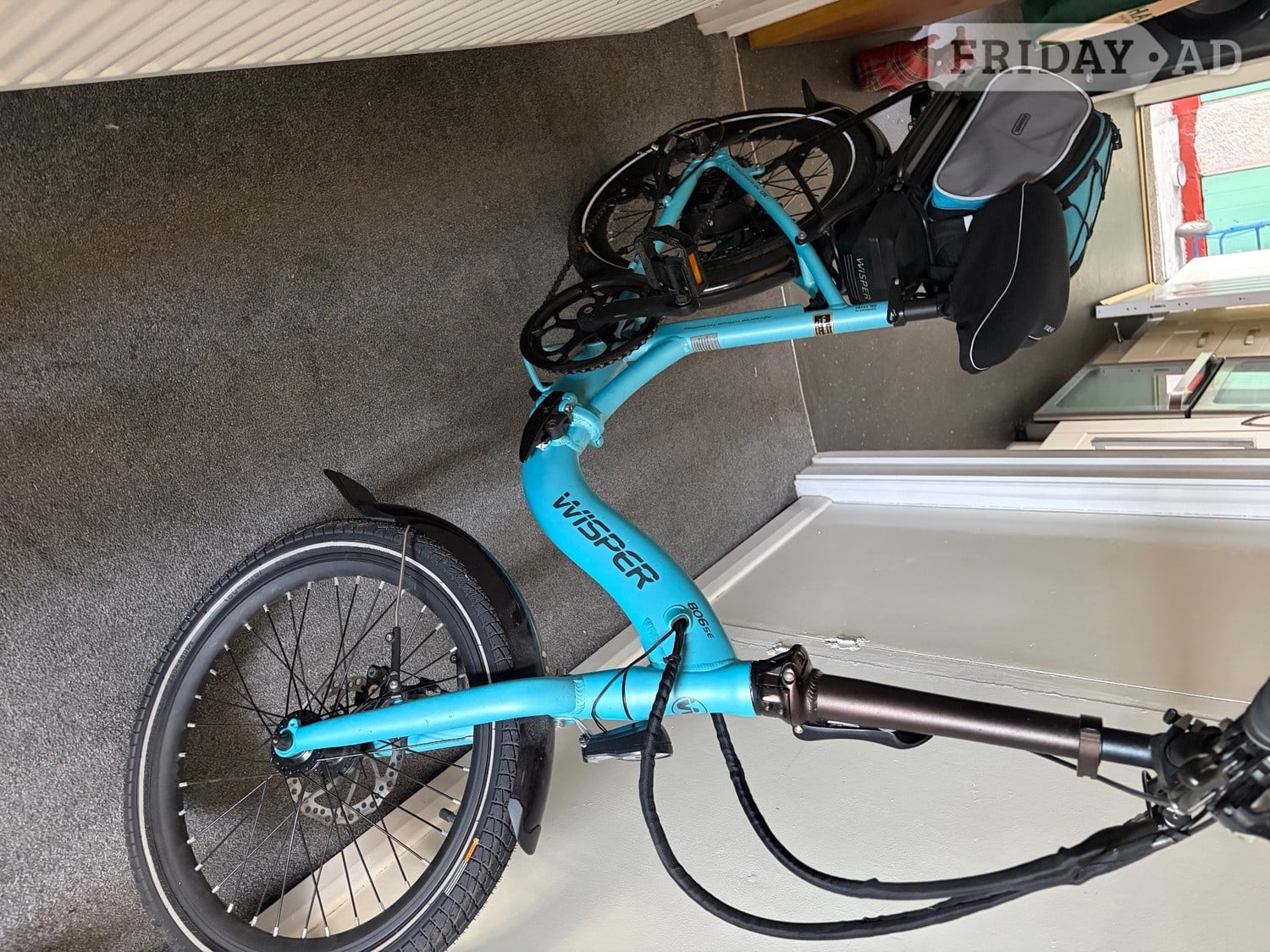 Wisper 806se folding electric bike 