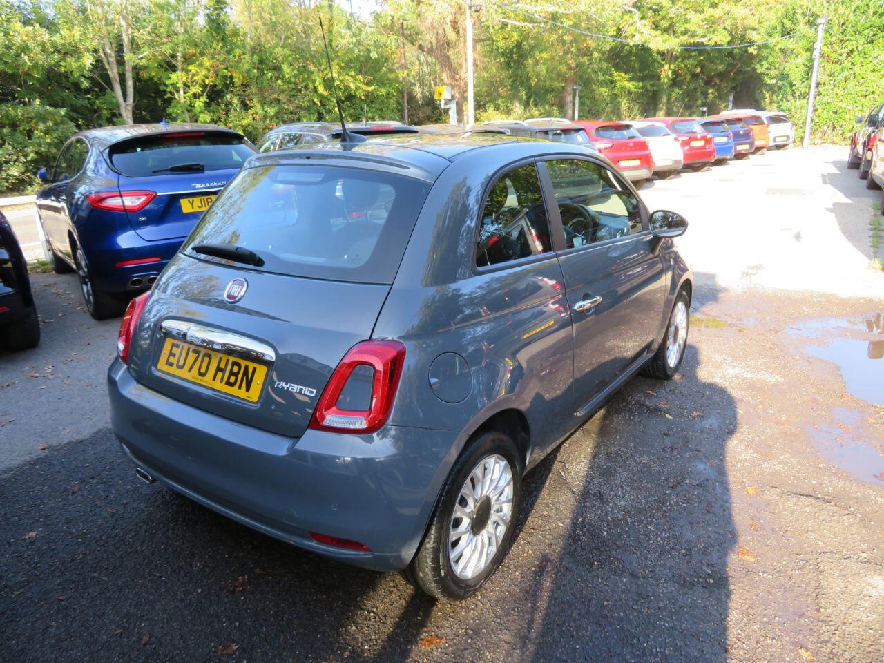 2020 FIAT 500 1.0 MHEV Lounge Hatchback 3dr Petrol Manual Euro 6 (s/s) (70 bhp) SUNROOF + 7" APPLE CARPLAY + DAB - Cars