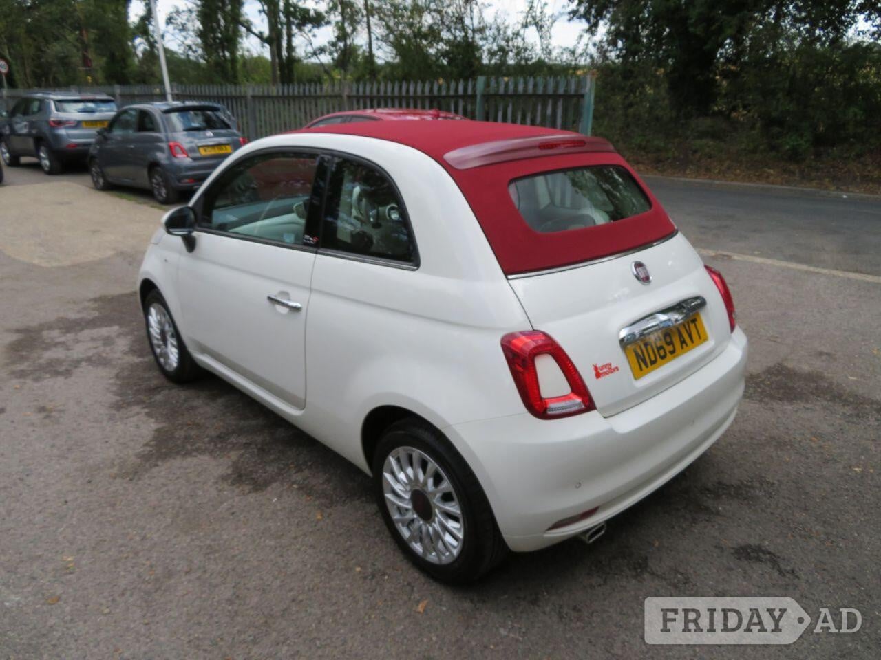 2019 FIAT 500C 1.2 Lounge Convertible 2dr Petrol Manual Euro 6 (s/s) (69 bhp) APPLE CARPLAY / ANDROID AUTO + DAB - Cars