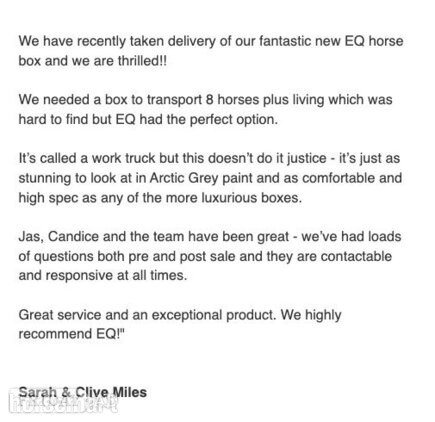 [ berth ]Equine Quality Scania