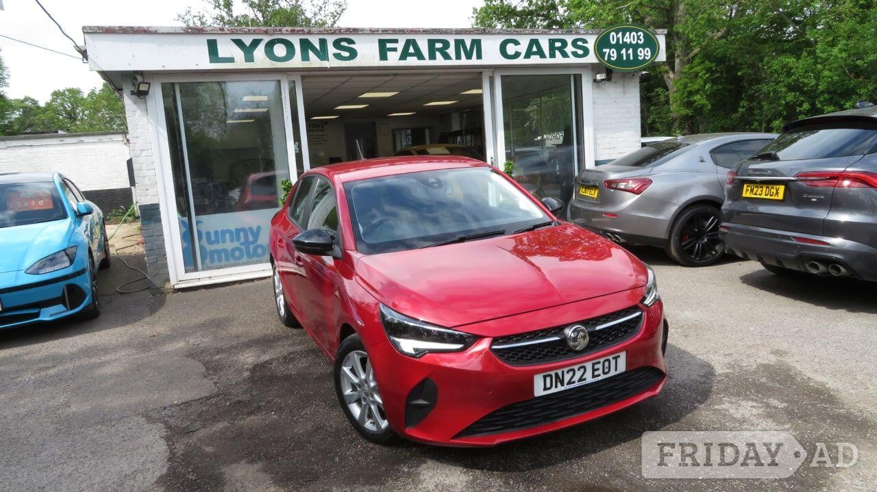 2022 VAUXHALL CORSA 1.2 SE Edition Hatchback 5dr Petrol Manual Euro 6 (75 ps) 16" ALLOYS + LED LIGHTS + CRUISE in Horsham