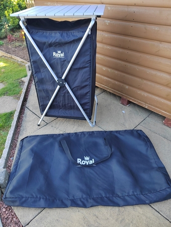 fold up storage cupboard with hard top