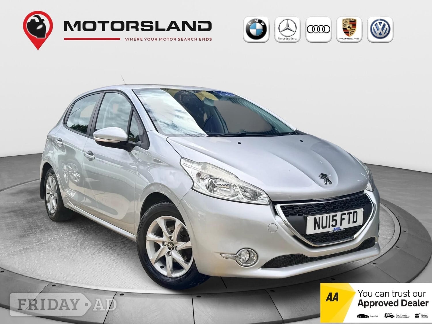 Peugeot 208 2015 in Ashford