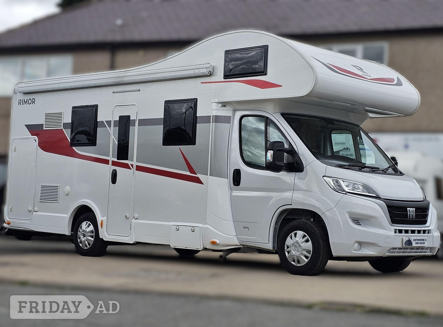 Rimor Seal 9 Overcab Coachbuilt 7 Berth Coachbuilt Motorhome ? Bunk Beds -Ducato Halifax