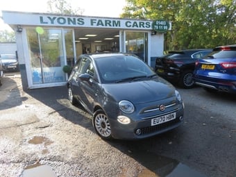 2020 FIAT 500 1.0 MHEV Lounge Hatchback 3dr Petrol Manual Euro 6 (s/s) (70 bhp) SUNROOF + 7" APPLE CARPLAY + DAB