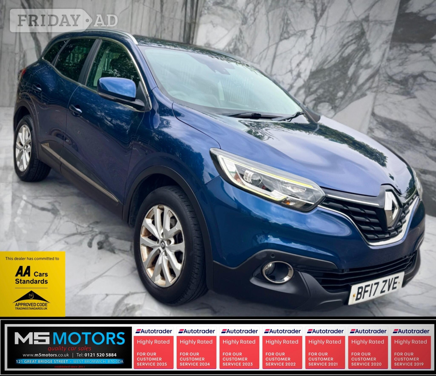 Renault Kadjar 2017 in West Bromwich