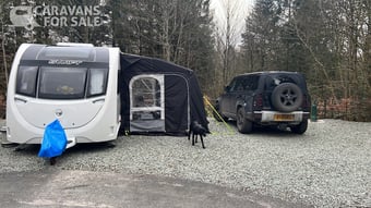 Kampa Dometic Rally Air Pro 390S Caravan Inflatable Awning