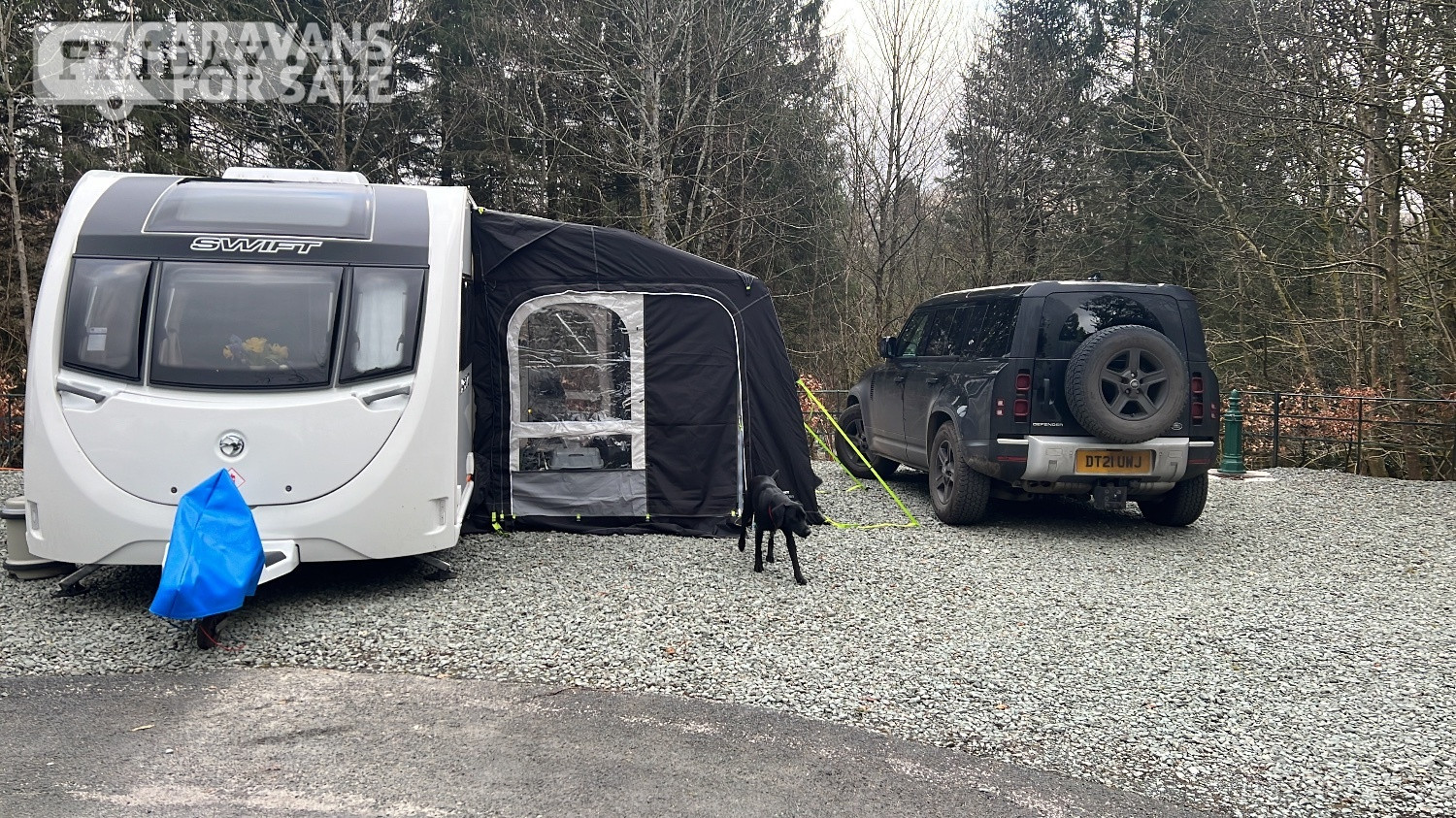 Kampa Dometic Rally Air Pro 390S Caravan Inflatable Awning in Ormskirk