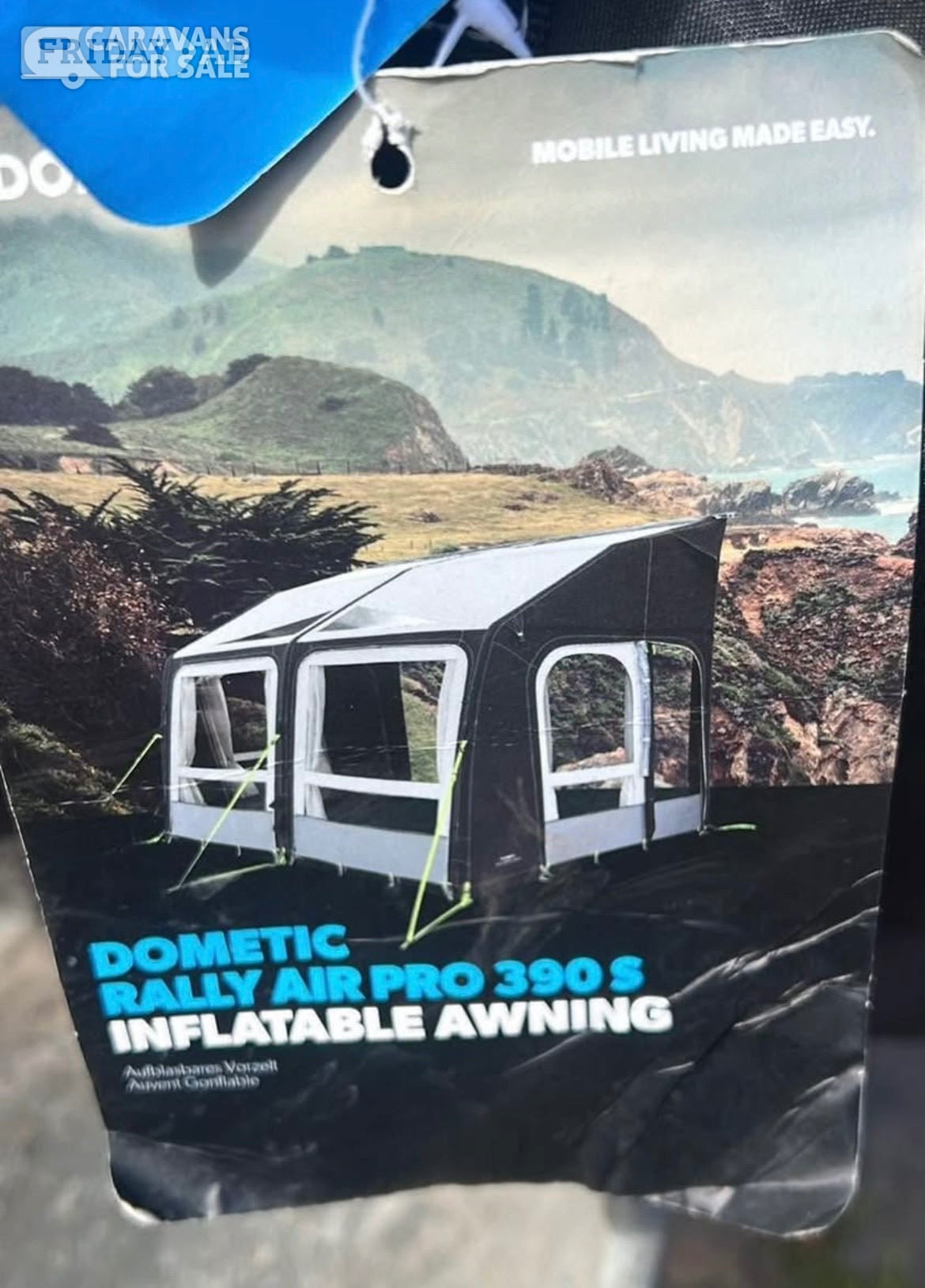 Kampa Dometic Rally Air Pro 390S Caravan Inflatable Awning -  in Ormskirk