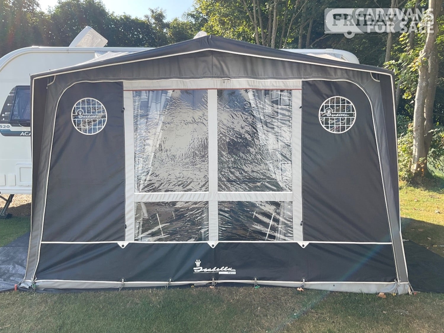 Isabella Magnum Concept 340 Awning and Isabella Groundsheet in Attenborough