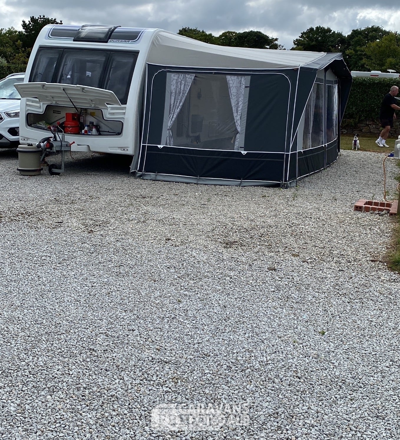 Isabella Ventura 1025 full awning D250 in anthracite 
