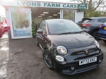 2022 Abarth 695 1.4 T-Jet Competizione Hatchback 3dr Petrol Automatic Euro 6 (180 bhp) CARBON SHELLED SABELT SPORTS SEATS