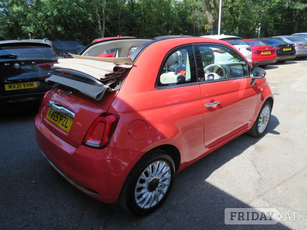 2015 Fiat 500C 1.2 Lounge Convertible 2dr Petrol Dualogic Euro 6 (s/s) (69 bhp) Automatic - Cars in Horsham