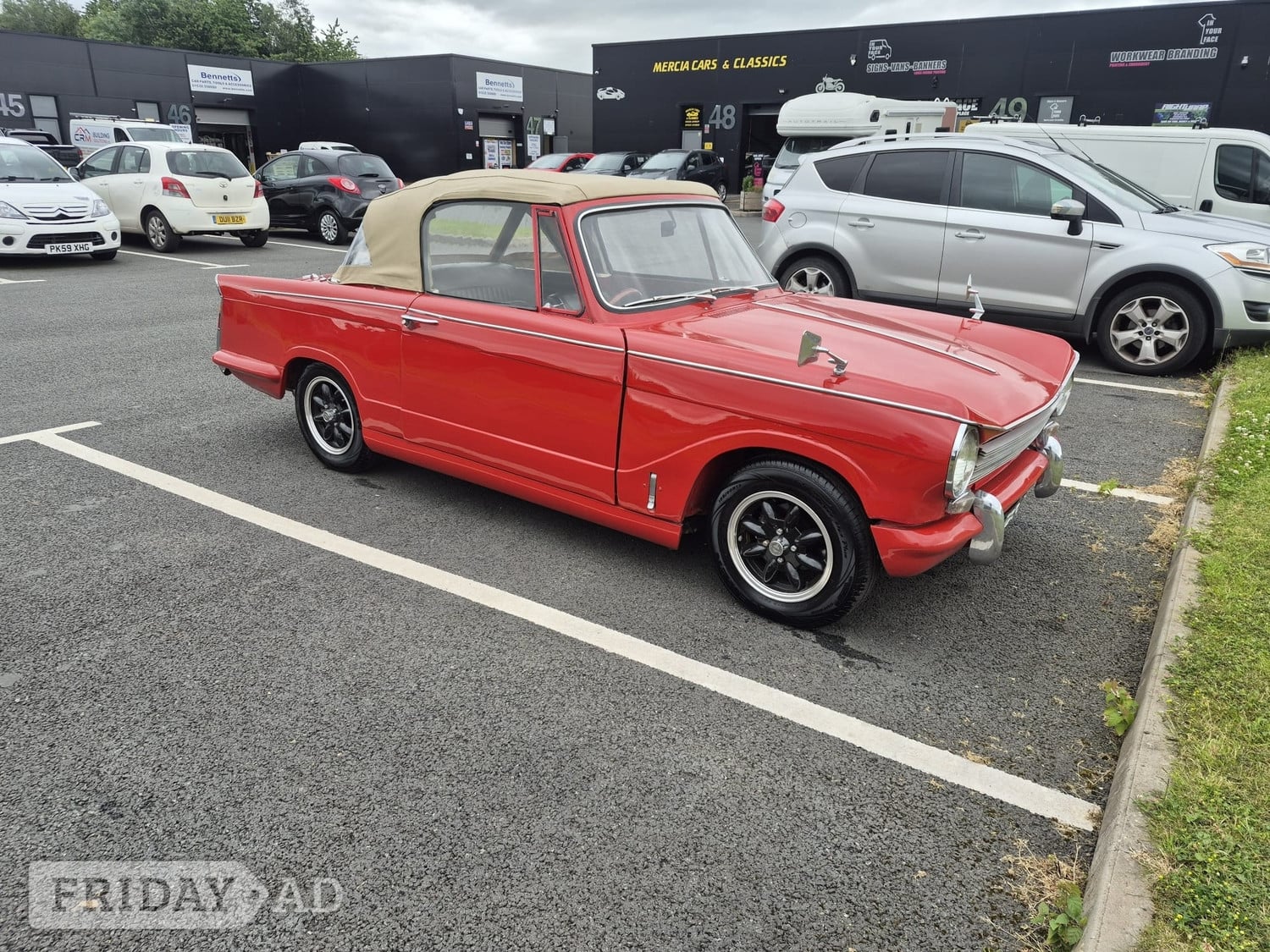 Triumph Herald Market Drayton