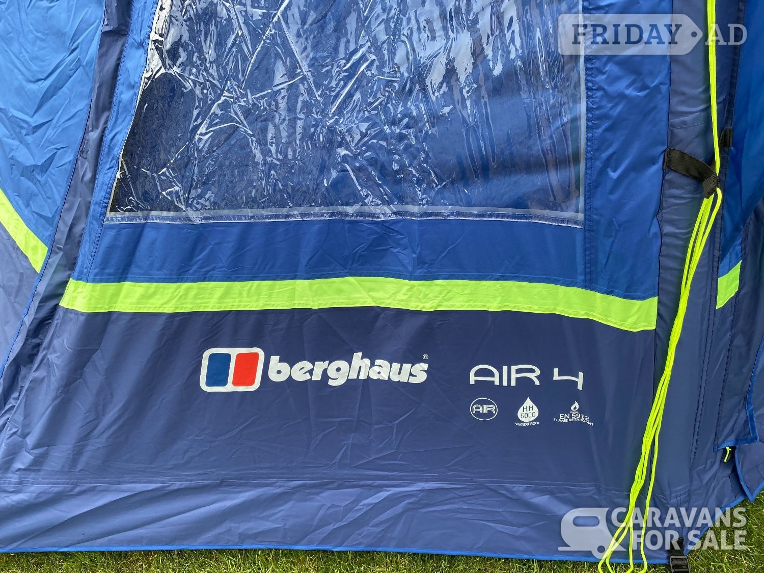 BERGHAUS AIR TENT SLEEPS 4 Excellent condition with footprint mat in Swindon