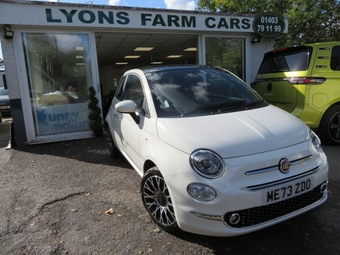 2024 FIAT 500 1.0 MHEV Top Hatchback 3dr Petrol Manual Euro 6 (s/s) (70 bhp) 16" ALLOYS + SUNROOF + 7" MEDIA