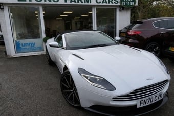 2020 ASTON MARTIN DB11 4.0 V8 Volante 2dr Petrol Automatic Euro 6 (s/s) (510 ps) COMFORT / GLOSS BLACK / TECH PACKS